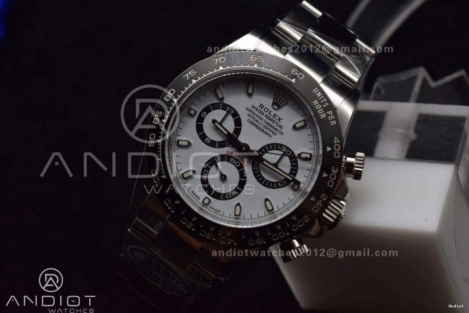 V3 SS Case 4130 116500 Bracelet White Clean Daytona And 904L Dial 0115